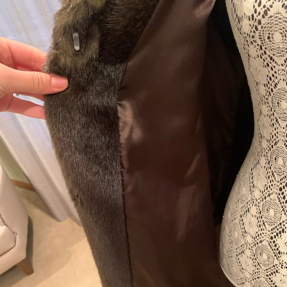 Brown Mink Faux Fur Coat - Picture 5 of 9